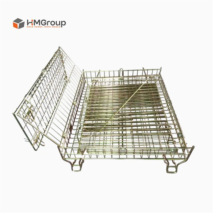 steel wire mesh container for wine industry