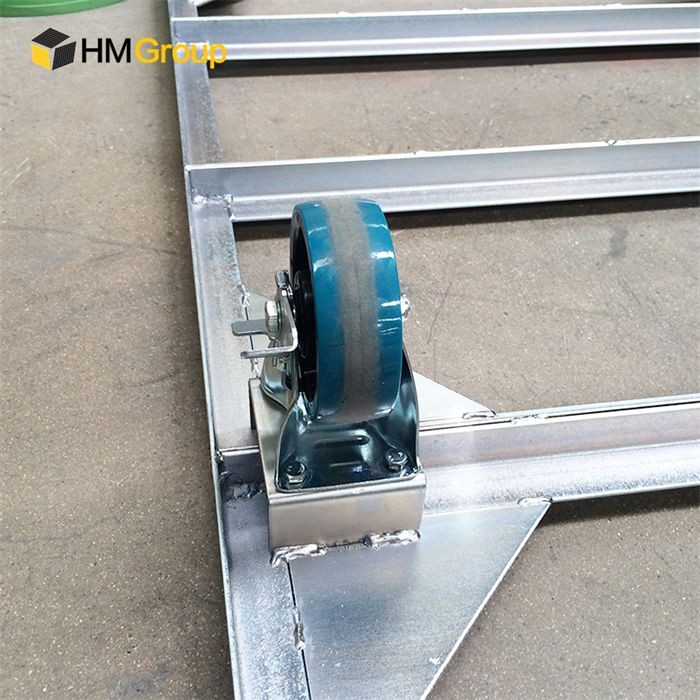 Galvanized Bread Crate Dolly(001)