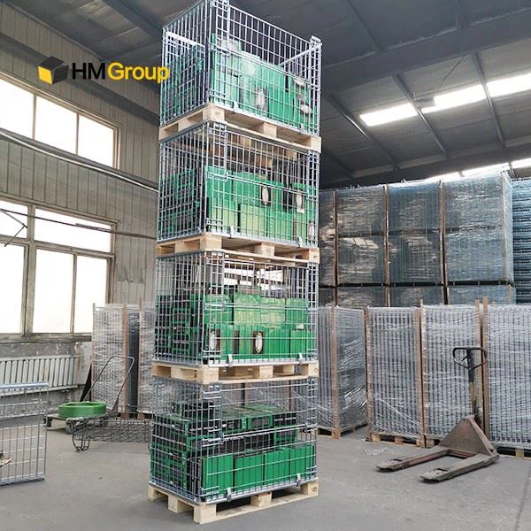 Warehouse Storage Wire Mesh Pallet Cage